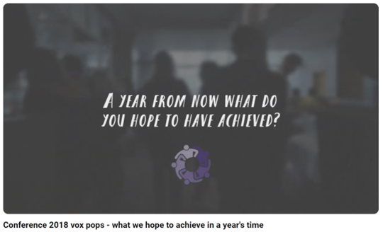 What we hope to achieve in a year's time?