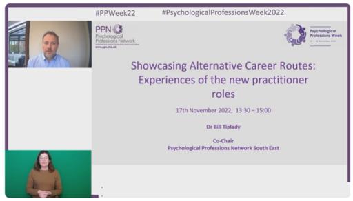 PP Week 2022 - Showcasing Alternative Career Routes: Experience of the new practitioners roles